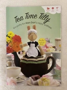 Alan Dart DK Knitting Pattern Tea Time Tilly Tea Cosy Rabbit Waitress Easter - Picture 1 of 2