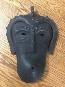 Vintage Tribe Skulptur Metall Wandmaske. Wandhänger - Bild 1 von 10