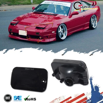 Дымчатые передние указатели поворота для S13 NISSAN Silvia 180SX 240X Type-X - Изображение 1 из 4