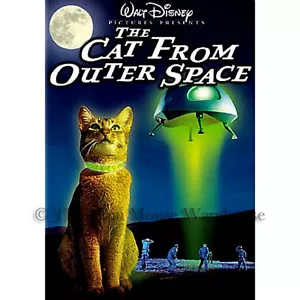 Disney The Cat From Outer Space UFO U.S. Government Science Fiction Comedy DVD - Picture 1 of 1
