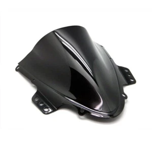 Black Double Bubble Windshield Shield ABS For Suzuki GSXR1000 K5 2005-2006 - Picture 1 of 4