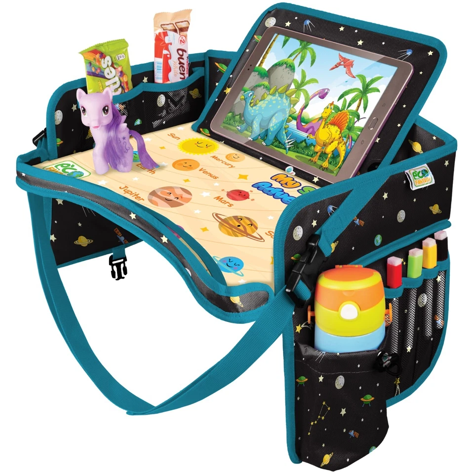 Kids Car Seat Travel Tray - Activity Tray Table For Toddler - Baby Travel Desk - Image 1 of 4