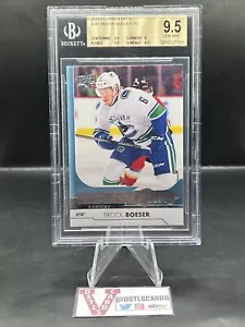 171/18 UD Series 1 - BROCK BOESER YOUNG GUNS #247 BGS 9.5 GEM MINT - Picture 1 of 3