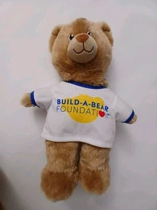 Build A Bear Base Oso Marrón Camisa Blanca 16" Peluche Juguete - Imagen 1 de 7