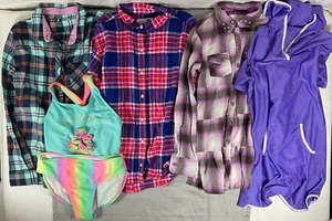 Girls Clothing Size 14,10,L.9 Pieces - Picture 1 of 2