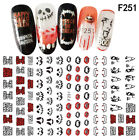 Nail Stickers Art Decals Manicure Self Adhesive Scary Party Small Decorations