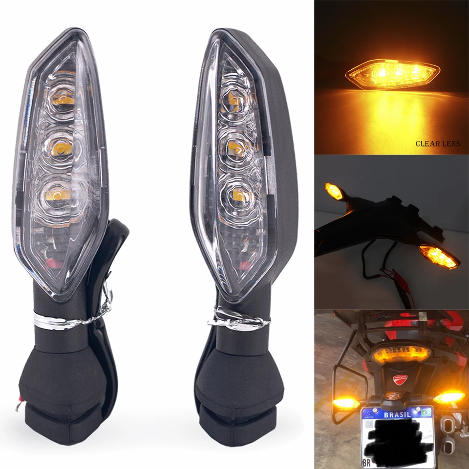 For DUCATI MONSTER 659 696 796 797 821 1100 1200 LED Turn Signal Light Indicator - Image 1 of 4