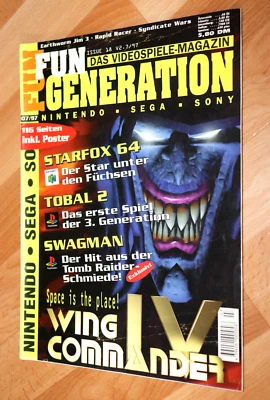 1997 Fun Generation Magazin Zeitschrift Tobal 2 Star Fox 64 Vandal Hearts Goemon - Bild 1 von 4