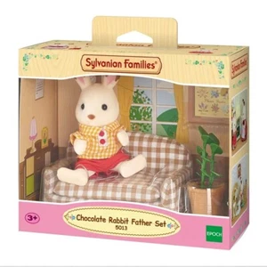 Sylvanian Families Chocolate Rabbit Father Set Toy Dolls Gift New in Box 5013 - Picture 1 of 5