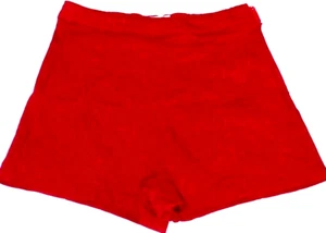 Womens Temt Stretch Shorts Size 10 Maroon Zipper *VGC* - Picture 1 of 5