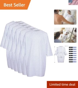 Abiti Ospedale Unisex Cotone Poliestere Riutilizzabili per Uomo Donna - Foto 1 di 11