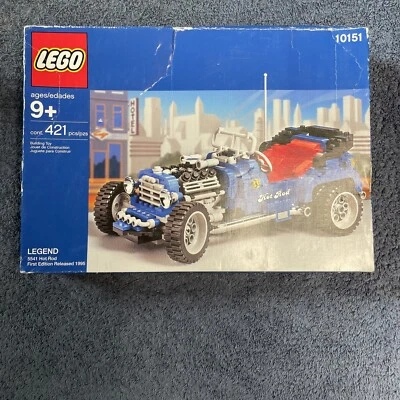 LEGO Model Team 10151 Hot Rod 99.99% Complete W/Box & Instructions  - Image 1 of 4