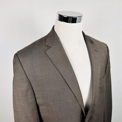 Chaps 44R Sport Coat Brown Wool Blend Two Button Lined Vented Mens - Image 1 of 4