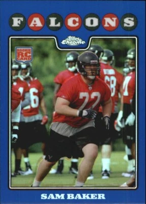 2008 TOPPS CHROME BLUE REFRACTORS #TC223 SAM BAKER - Image 1 of 2