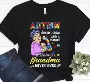 Maglietta autistica nonna idee regalo nonna pezzo puzzle nonna - Foto 1 di 7