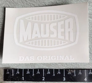 Mauser Das Original Jagdwaffen Rifle Hunting Vinyl Decal Sticker Shot Show - Picture 1 of 1