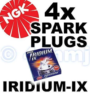 4 Pack NEW GENUINE NGK IRIDIUM IX SPARK PLUGS BR7EIX Stock No. 6664 Trade Price - Picture 1 of 1