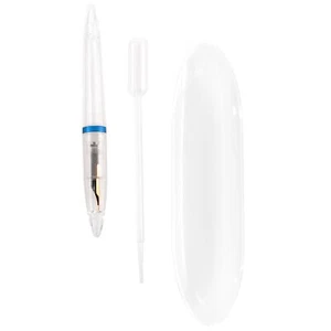 0.5mm Nib Fountain Pen with Eyedropper High Capacity Transparent Pens9385 - Foto 1 di 14