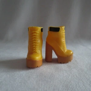 NEW! 2020 Barbie Extra Doll Beige Work Boots - Picture 1 of 2