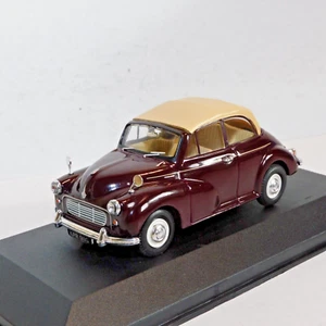 VANGUARDS MORRIS MINOR 1000 CONVERTIBLE MAROON B 1/43 VA07105 - Picture 1 of 6