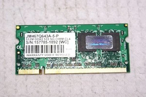 RAM DDR TRANSCEND 512 M PARA PORTÁTILES - Imagen 1 de 2