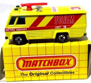 MJ7 Matchbox - Caja amarilla - MB53 Airport Foam Tanker - Amarillo - Imagen 1 de 5