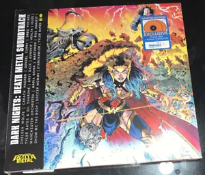 Dark Nights: Death Metal Soundtrack - Walmart Exclusive Orange Vinyl 2 LP - NEW - Picture 1 of 4
