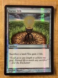 MTG ✨ZURAN ORB FOIL✨From the Vault: Relics NM/MINT Mythic Rare 2010 UNPLAYED - Picture 1 of 2