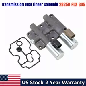 28250-PLX-305 Transmission Dual Linear Solenoid For 2001-2005 Honda Civic 1.7 I4 - Foto 1 di 7