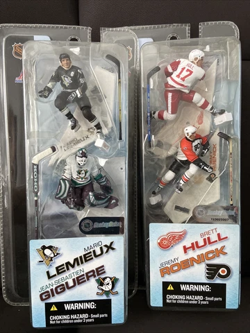 NHL Lemieux / Giguere & Hull / Roenick - McFarlane 3in 2pk 2004 (both Included) Cover