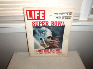 Vintage January 1972 "Life Magazine - Super Bowl, Don McLean, The Right to Die" - Picture 1 of 7