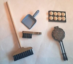 BODO HENNIG WAFFELEISEN-BACKBLECH-BESEN-KEHRSCHAUFEL-HANDFEGER "RARITÄT" - Photo 1/4