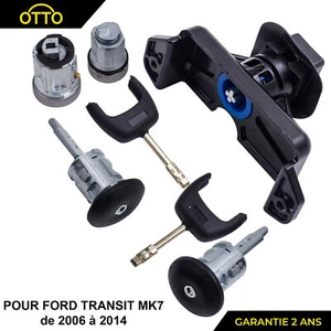 Serrure clé verrou jeu complet pour Ford Transit mk7 06-14 - Foto 1 di 11