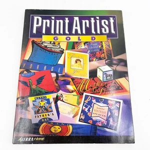 PRINT ARTIST GOLD Graphics Manual By Sierra Home Paperback Catalog 1996 - Picture 1 of 4