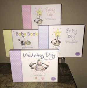 Party Paws: Baby Girl Boy Keepsake Photo Album| Keepsake Record & Guest Book - Picture 1 of 9
