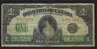 1917 Dominion of Canada $1 - Princess Patricia Ramsey - #32c Lg Size Note - Fine