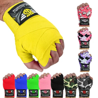 Hand Wraps 180" Bandages UFC Inner Boxing Gloves MMA Muay Thai Kick Boxing USA.. - Image 1 of 2
