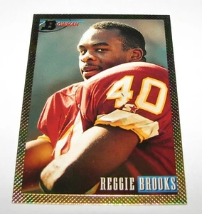 Washington Redskins 1993 Bowman Fútbol Arco Iris Lámina Reggie Brooks #62 Novato - Imagen 1 de 3