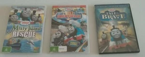 Thomas & Friends DVD Movie Lot * 3, Great Race, Misty Island & Tale of Brave - Picture 1 of 9