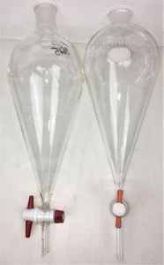 Corning or Kimble Squibb Separatory Funnel - 1000mL - Picture 1 of 11