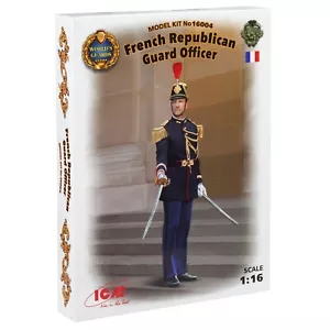 ICM 16004 Kit Modelo Plástico Figuras Escala 1:16 Oficial Guardia Republicano Francés - Imagen 1 de 24