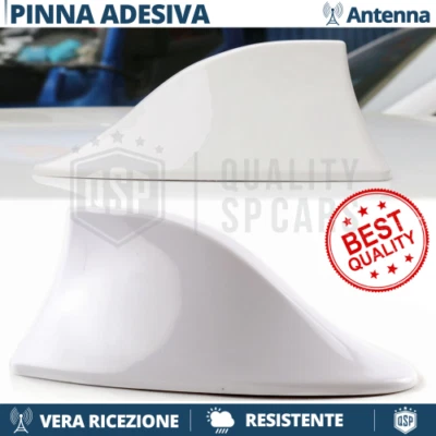 Antenna PINNA DI SQUALO BIANCA PER Terrano, X-Trail Vera Ricezione AM-FM-DAB+ - Immagine 1 di 4