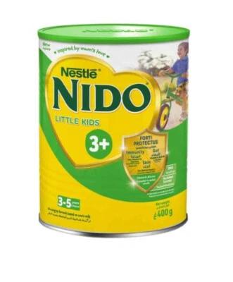 雀巢 Nido Fortiprotect 三加奶粉生长阶段 4 锡 400 克 — 第 1/2 张图片