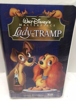 Lady And The Tramp VHS 1987 Walt Disney Masterpiece Collection Nice! Look👀🔥🔥 - Image 1 of 4