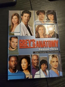 Grey's Anatomy Season Season Three 3 "Seriously Extended" DVDs - Picture 1 of 7