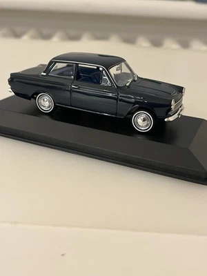 Minichamps 1:43 Ford Cortina Mk1 Ambassador Blue 2 Door 400 082001 - Image 1 of 4