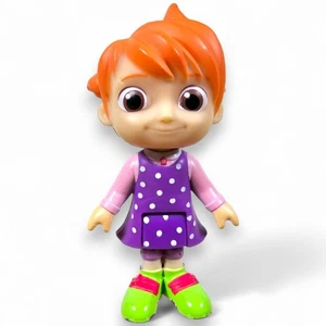 Vestido Jazwares Moonbug Cocomelon Yoyo Niña Figura Púrpura Lunares 2021 3" - Imagen 1 de 6