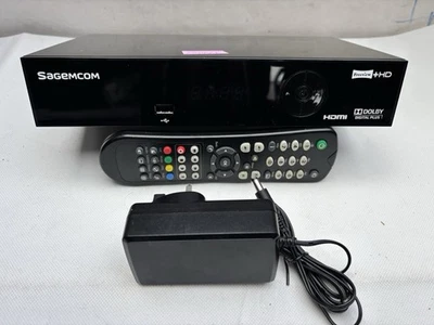 SAGEMCOM RT195-320 T2 HD FREEVIEW 320GB TWIN TUNER TV RECORDER WITH REMOTE - Image 1 of 4