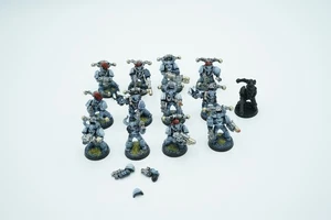 Warhammer 40k Chaos Space Marines set di 13 miniature vintage in metallo fuori produzione - Foto 1 di 5