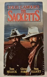 The Sacketts Louis L'Amours VHS 1979 2 Tape Feature.  Pre Owned  - Picture 1 of 3
